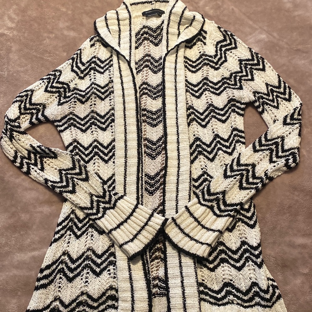 Cute black and white cardigan